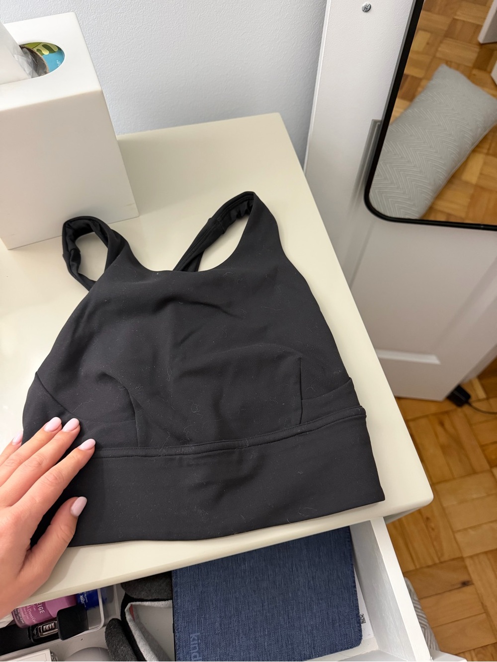 lululemon athletica Black Racerback Sports Bra